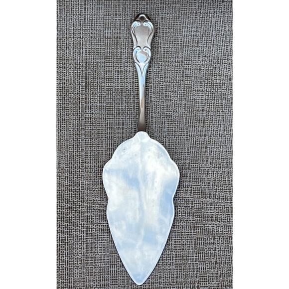 Vintage Silver plated Cake/Pie Server "Merry Christmas" Serve-ware Holiday 11” - Picture 4 of 9